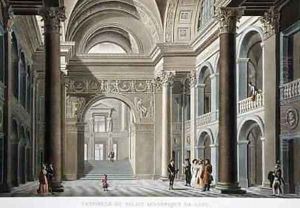Vestibule of the Palais Academique at Ghent from Choix des Monuments Edifices et Maisons les plus remarquables du Royaume des Pays Bas Vestibule of the Palais Academique at Ghent from Choix des Monuments Edifices et Maisons les plus remarquables du Royaume des Pays Bas