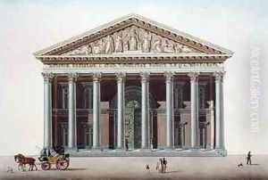 Palais Academique at Ghent from Choix des Monuments Edifices et Maisons les plus remarquables du Royaume des Pays Bas by Pierre Jacques Goetghebuer