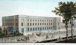 Palace of the Prince of Orange Brussels from Choix des Monuments Edifices et Maisons les plus remarquables du Royaume des Pays Bas