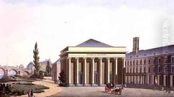Palace of the University of Liege from Choix des Monuments Edifices et Maisons les plus remarquables du Royaume des Pays Bas - view 1