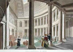 Interior of the Academy at Liege from Choix des Monuments Edifices et Maisons les plus remarquables du Royaume des Pays Bas by Pierre Jacques Goetghebuer