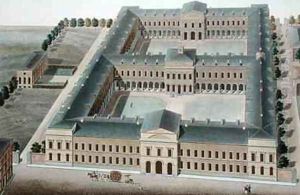 Hospice at Brussels from Choix des Monuments Edifices et Maisons les plus remarquables du Royaume des Pays Bas