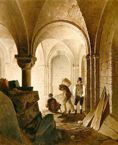 St Mary Le Bow Crypt - view 1
