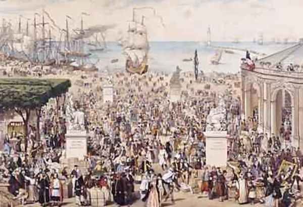 A Market under the Universal Democratic and Social Republic - view 1