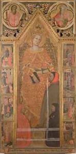 St Catherine of Alexandria 2 by Niccolo del Biondo Giovanni di