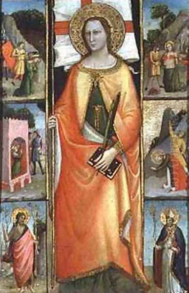 St Reparata with Scenes of Martyrdom and SS John the Baptist and Nicolas - view 1