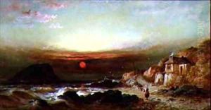 The Mewstone Rock from Wembury by William Gibbons