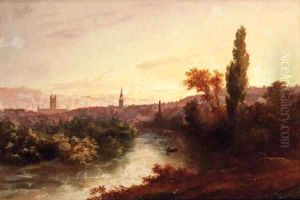 Bath from the River Avon by William Gill