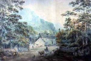 The Village of Rydal Westmorland by William Sawrey Gilpin