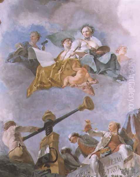 Allegorical figures - view 1