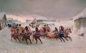 Shrovetide by Petr Nicolaevich Gruzinsky
