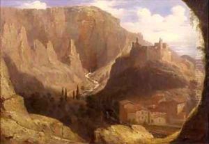 Hill Town in Italy by James William Giles
