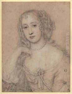 Portrait drawing of a lady by John Greenhill
