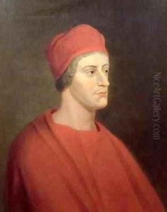 Portrait of the actor Henry Harris as Wolsey from William Shakespeares Henry VIII