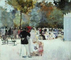 The Theatre de Guignol in the Jardin des Tuileries The Theatre de Guignol in the Jardin des Tuileries
