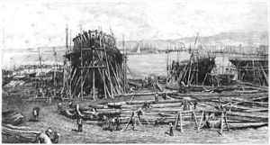 Shipyards of the Pharo at Marseilles
