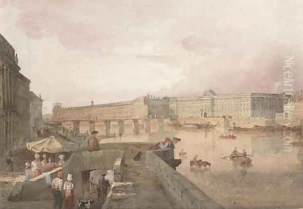 The Louvre from the Hatel de la Monnaie - view 1