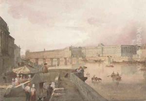 The Louvre from the Hatel de la Monnaie