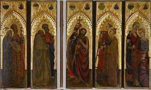 Saints Virgins and Martyrs by Milano Giovanni da