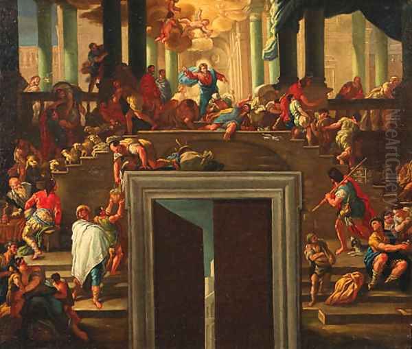 Christ Driving The Money Changers From The Temple - view 1