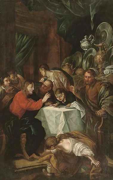 Christ at supper with Simon the Pharisee - view 1