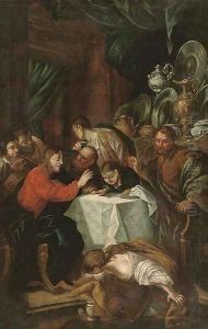 Christ at supper with Simon the Pharisee by Luca Giordano
