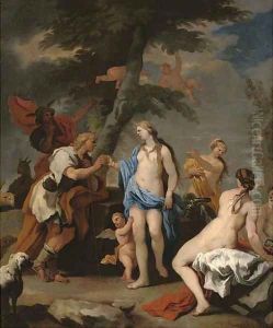 The Judgement of Paris by Luca Giordano
