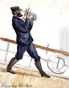 Shooting the sun from Sketches in Victoria and Tasmania by H.J. Graham