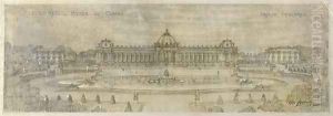 Main Facade of the Musee du Congo at Tervueren by Charles Louis Girault