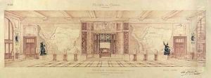Lateral Gallery of the Musee du Congo at Tervueren by Charles Louis Girault