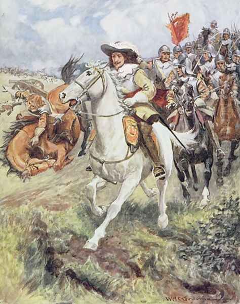Our cuirassiers have burst on the ranks of the accurst illustration from Ballads of Famous Fights - view 1