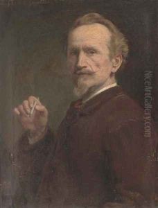 A Whiff, self-portrait of the artist by Ernest Gustave Girardot