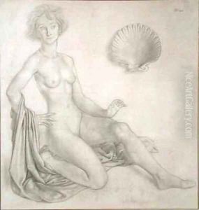 Study for Venus and Cupid by Colin Unwin Gill