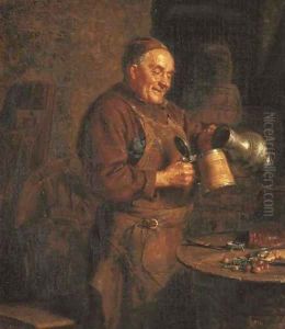 The Evening Meal by Eduard Von Gruttzner