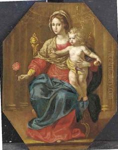 The Madonna and Child Enthroned by Jan Mabuse