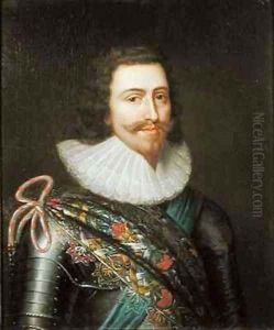 Portrait of George Villiers 1st Duke of Buckingham by Balthazar Gerbier