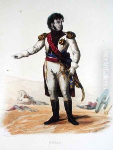 Portrait of Joachim Murat from Le Plutarque Francais by Guilleminot, Armand