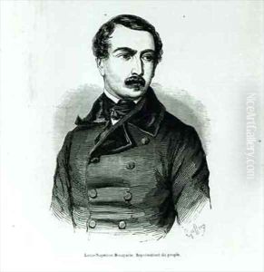Portrait of Louis Napoleon Bonaparte as a Representative of the People by Charles Michel Geoffroy