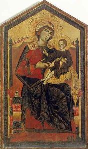 Madonna and Child Enthroned