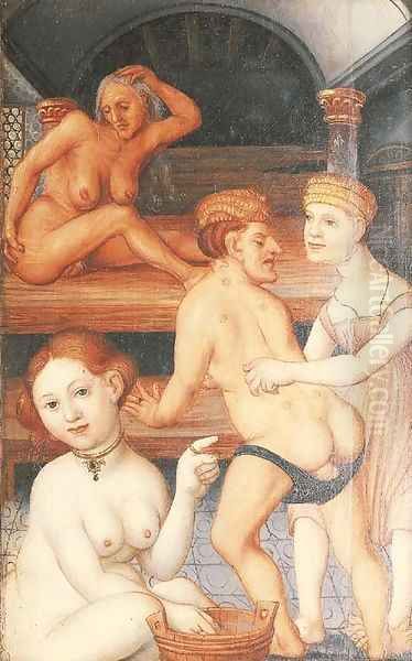 A bathing scene - view 1