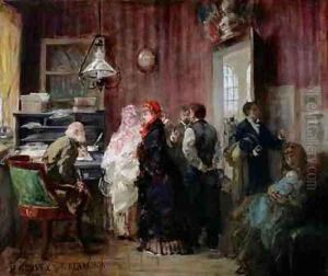 Birth Town Hall of the 19th Arrondissement by Henri Gervex