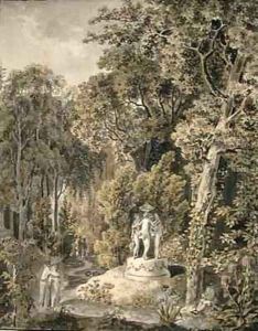 Idyllic Landscape by Salomon Gessner
