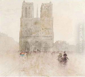 La Cathedrale de Notre Dame, Paris by Francis Garat