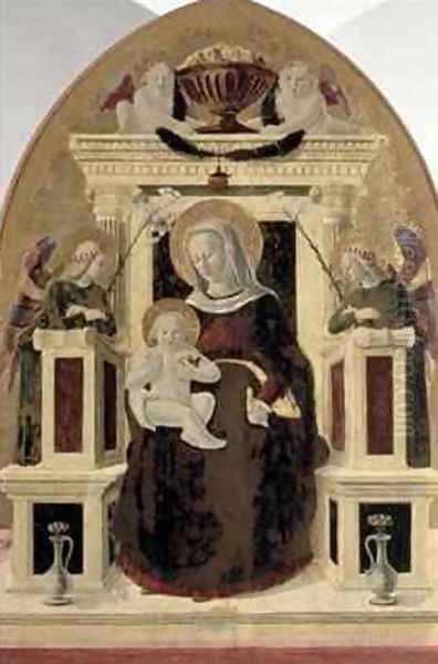 Madonna and Child Enthroned with Angels - view 1