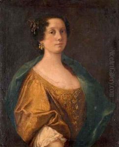 Portrait of a noblewoman by Anton Domenico Gabbiani