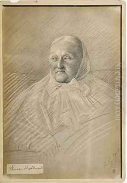 Florence Nightingale in bed - view 1