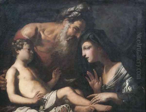 Elijah and the widow of Zarephath - view 1