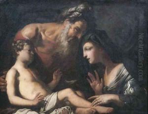 Elijah and the widow of Zarephath by Giovanni Francesco Barbieri