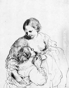 The Roman Daughter by Giovanni Francesco Barbieri