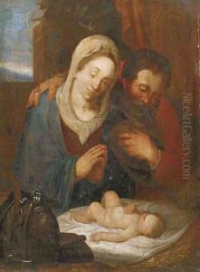 The Holy Family by Hendrick Goltzius